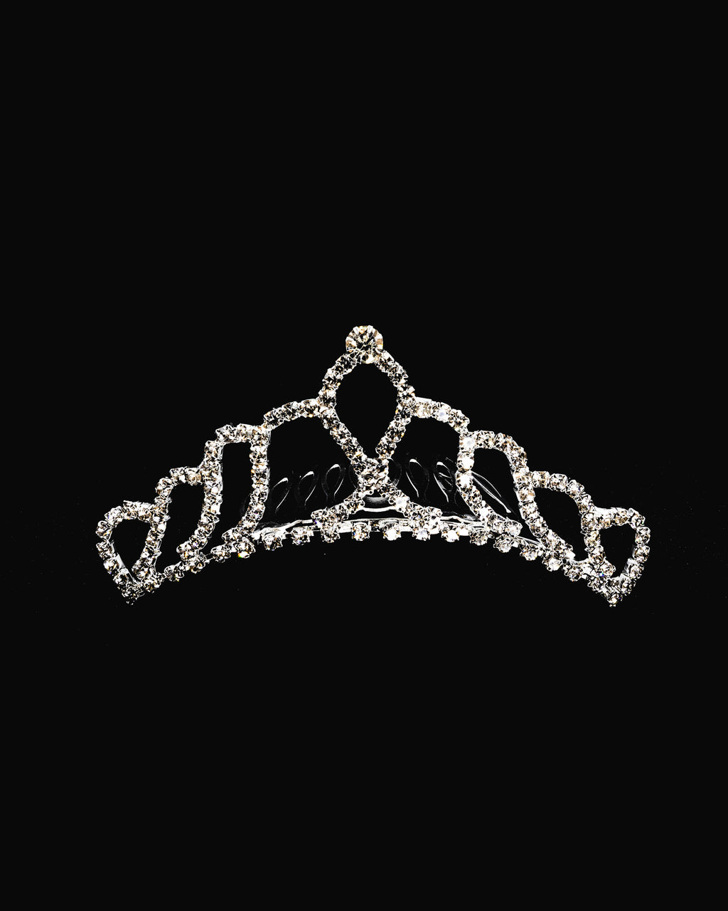 Tiara Plateada M74 Oro Laminado