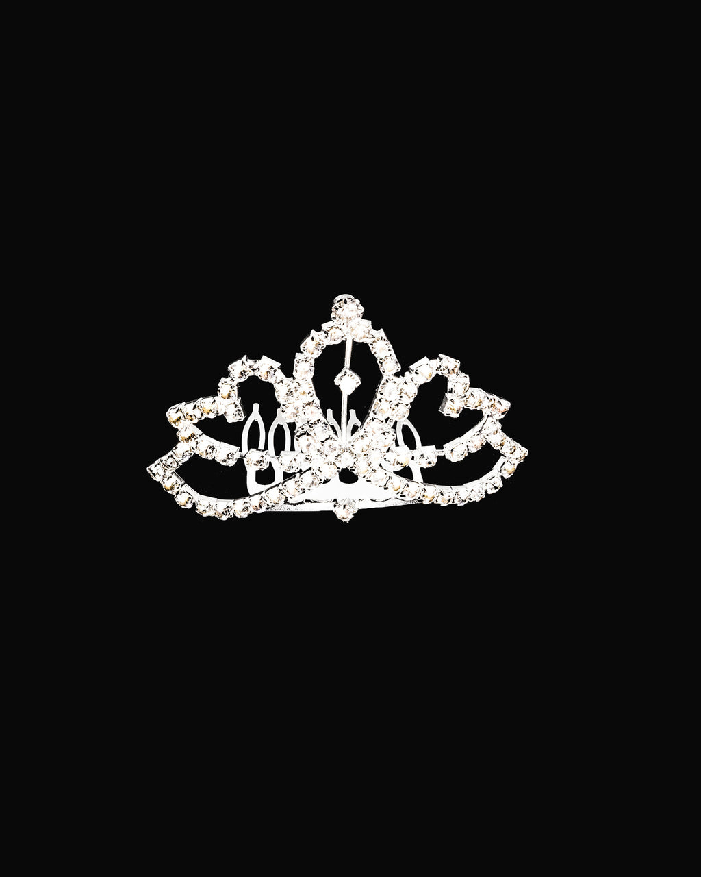 Tiara Plateada M52 Oro Laminado