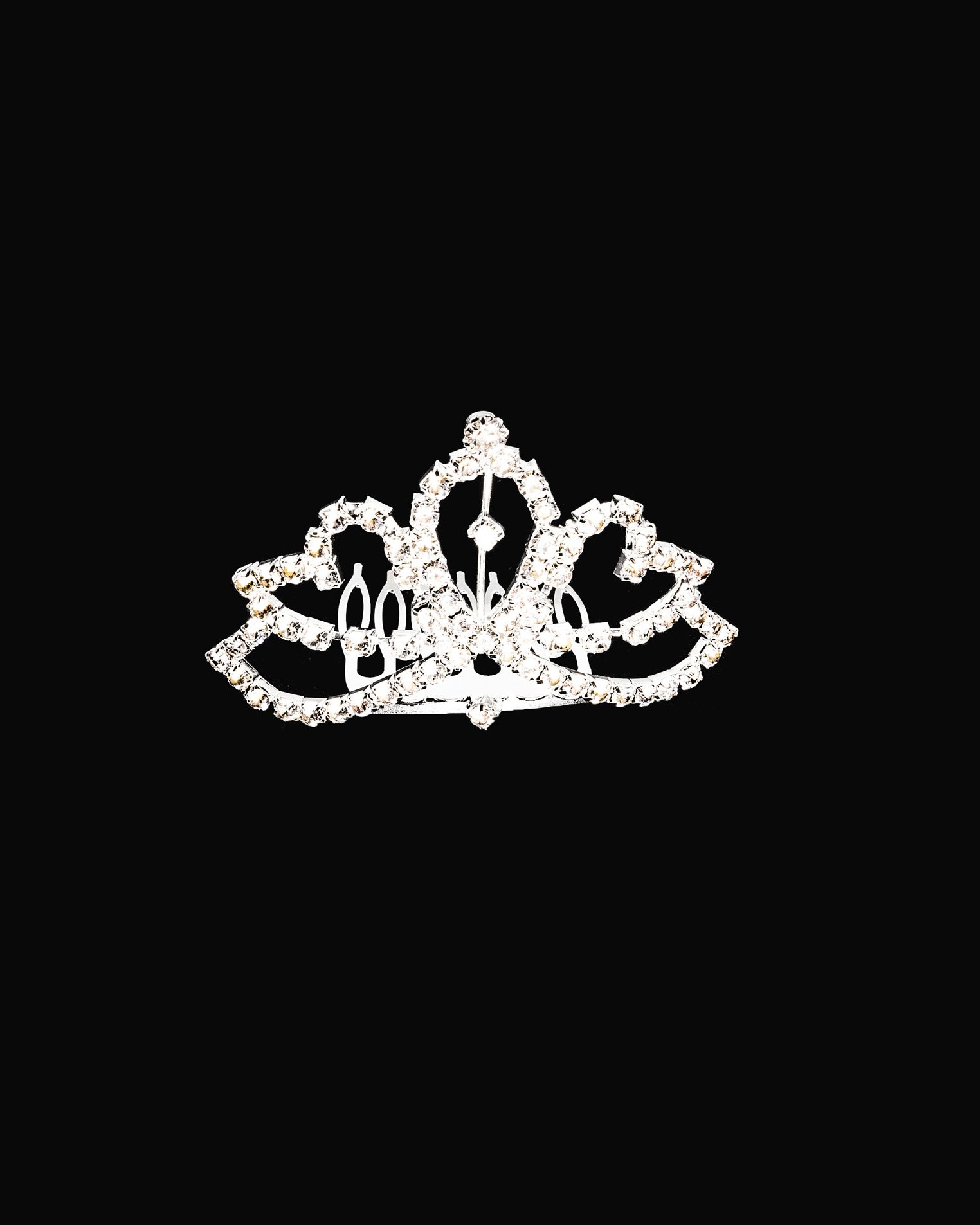 Tiara Plateada M52 Oro Laminado