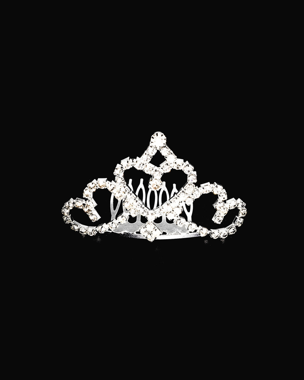 Tiara Plateada M53 Oro Laminado