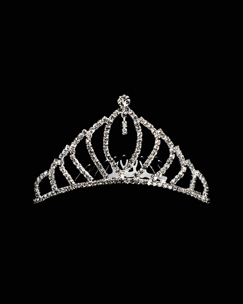 Tiara Plateada M72 Oro Laminado