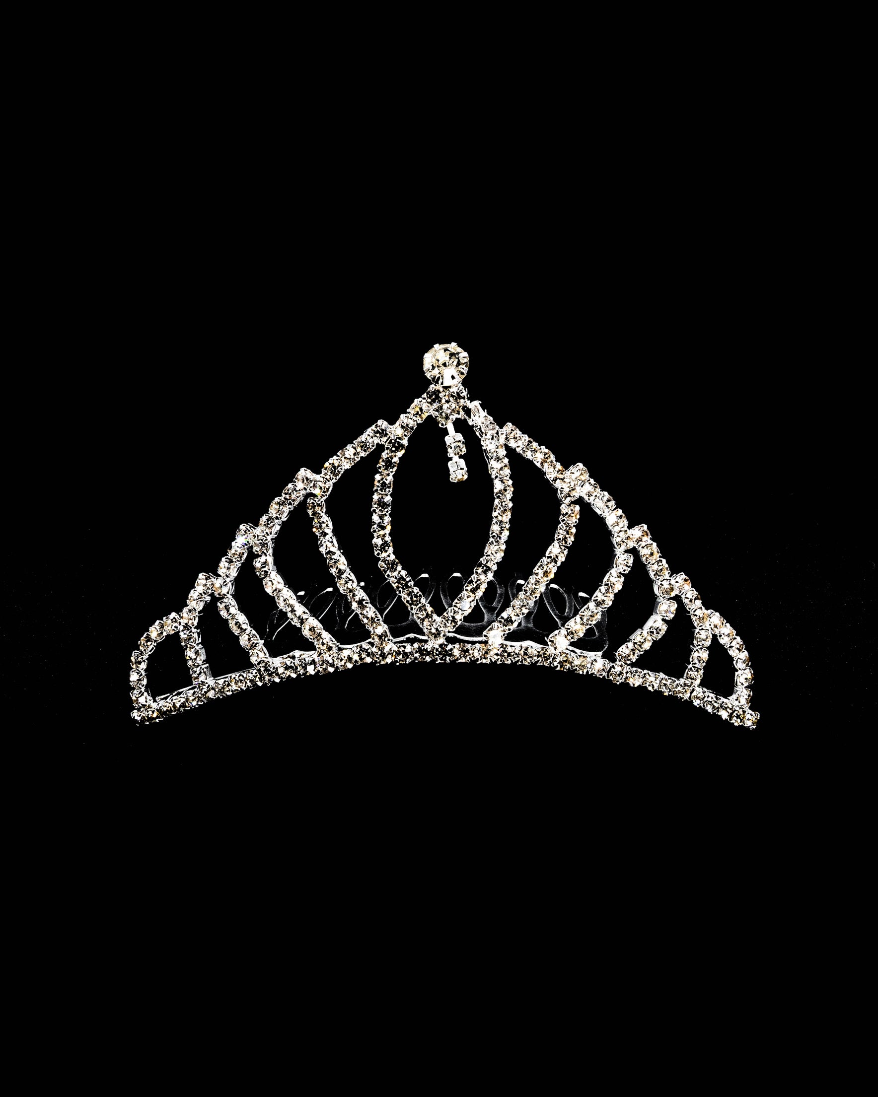 Tiara Plateada M61 Oro Laminado