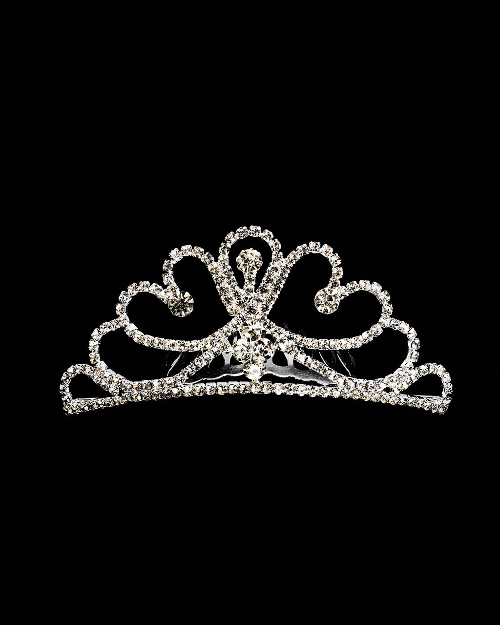 Tiara Plateada M64 Oro Laminado