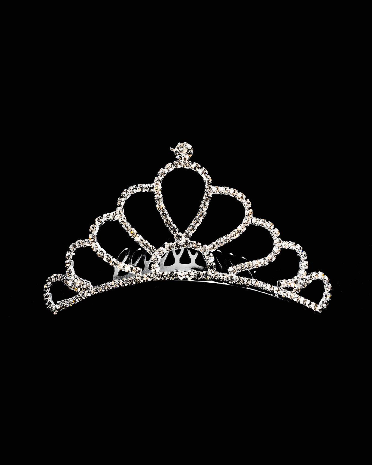 Tiara Plateada M73 Oro Laminado