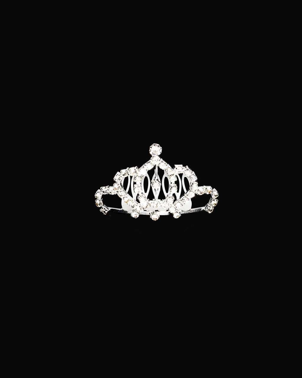 Tiara Plateada M34 Oro Laminado
