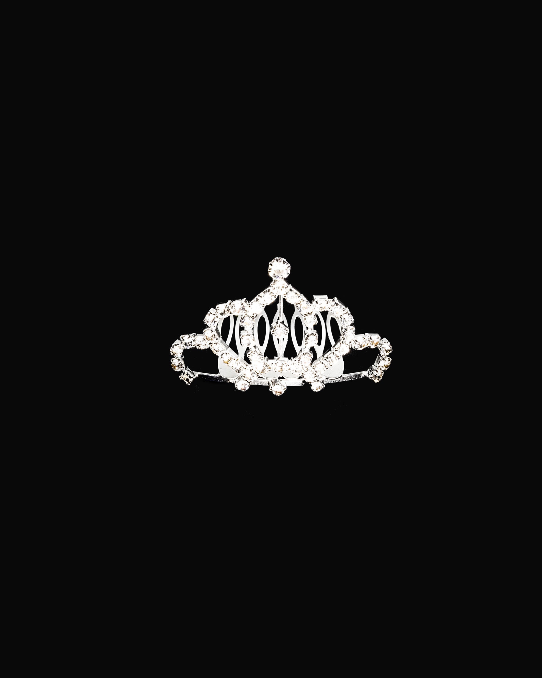 Tiara Plateada M34 Oro Laminado