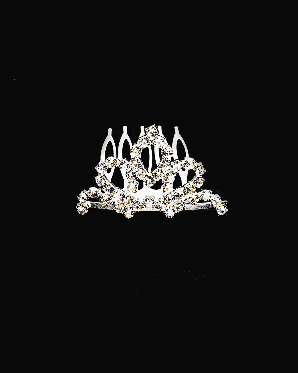 Tiara Plateada M11 Oro Laminado