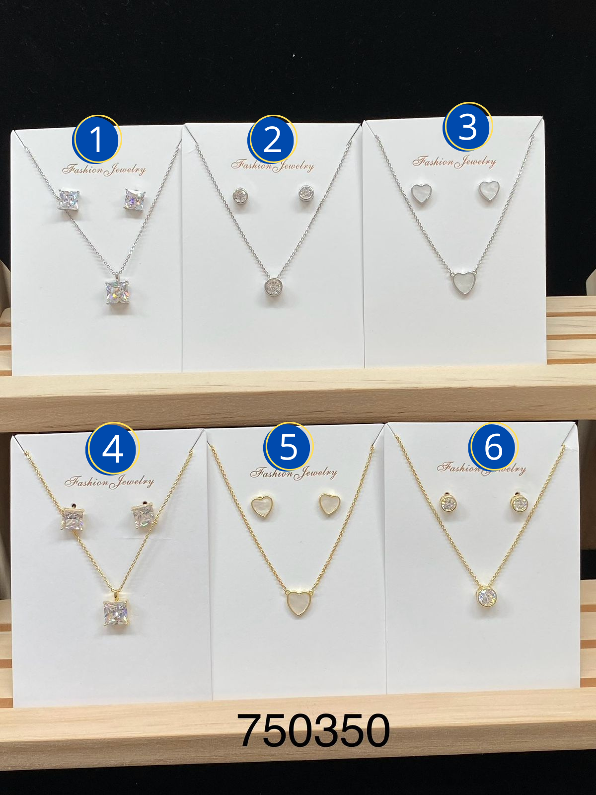 Cadena y juego de ansheli M4 oro laminado