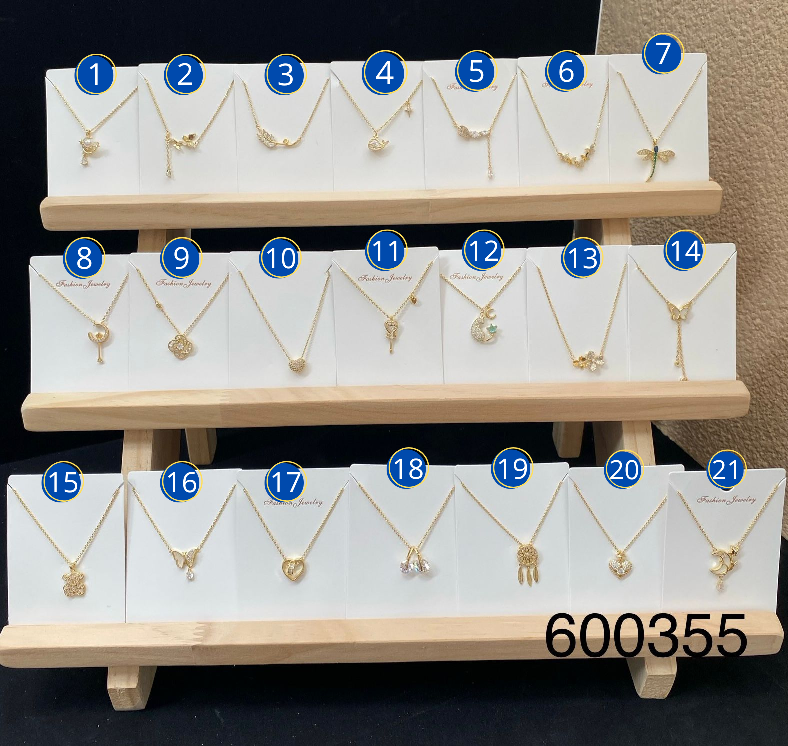 Cadena de ansheli M2 oro laminado
