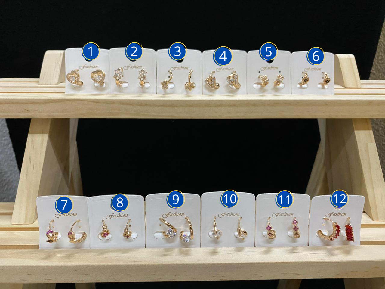 Aretes Huggies M11 ORO LAMINADO