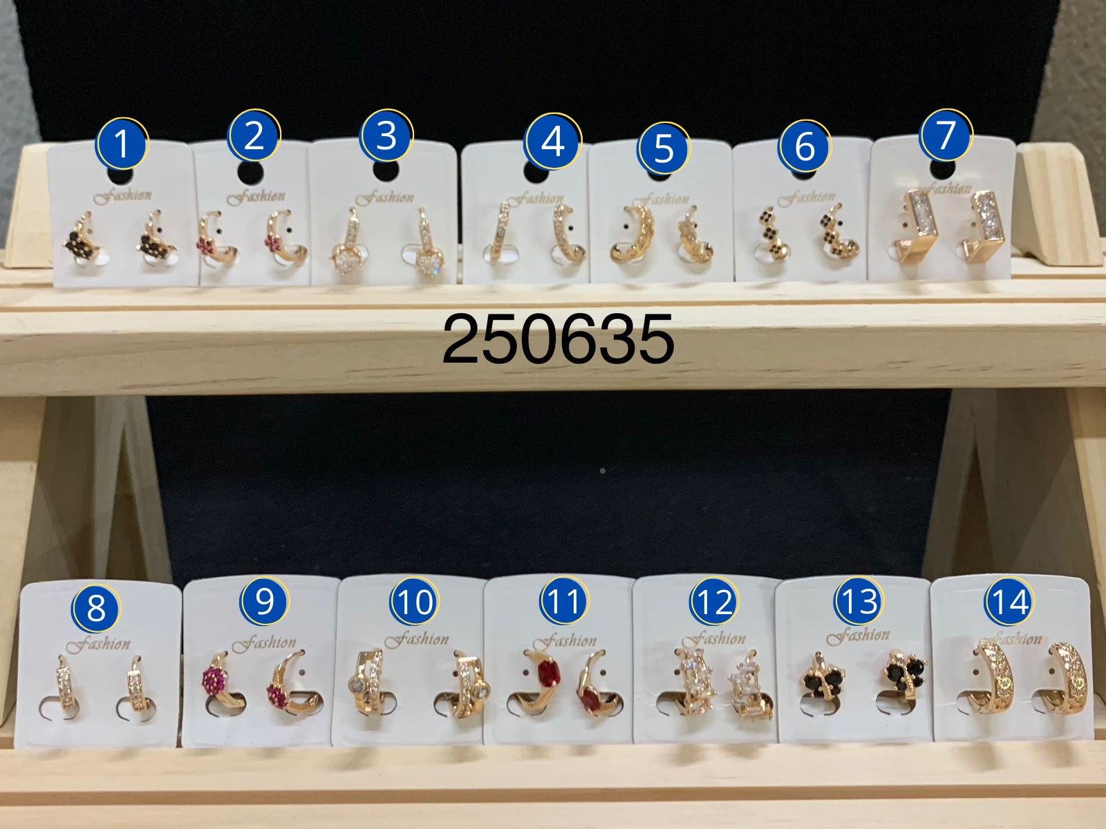 Aretes Huggies M13 ORO LAMINADO