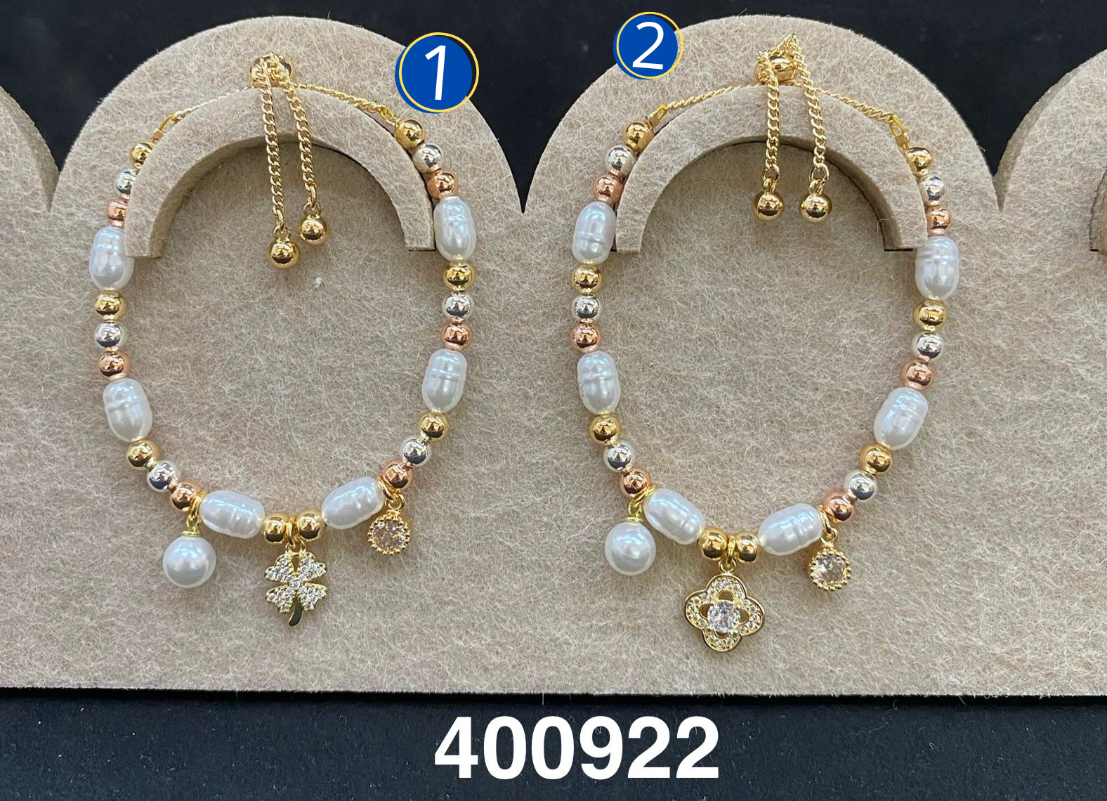 Pulseras Doradas con Dije M10 Oro Laminado 03/03/26