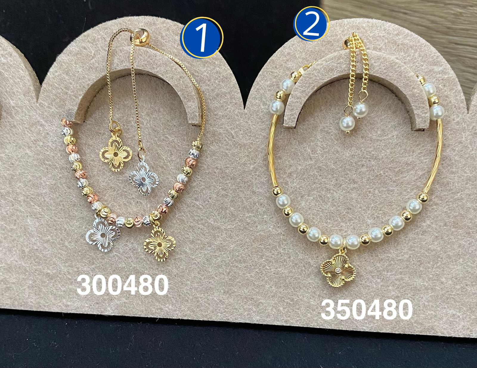Pulseras Doradas con Dije M11 Oro Laminado 03/03/26
