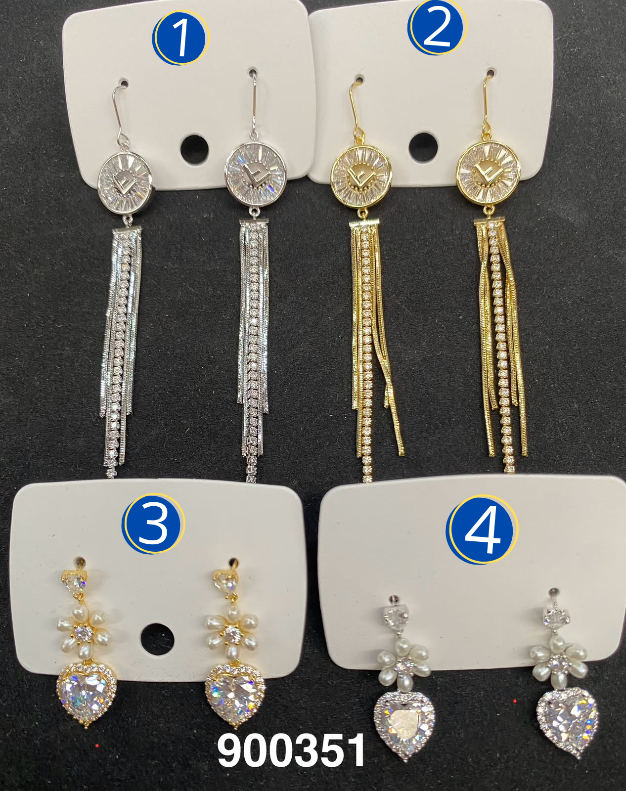 [08/JUNI/26] Aretes Dorados y Plateados M25 Oro Laminado