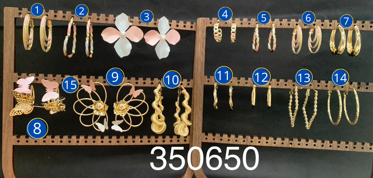 Aretes M11 ORO LAMINADO