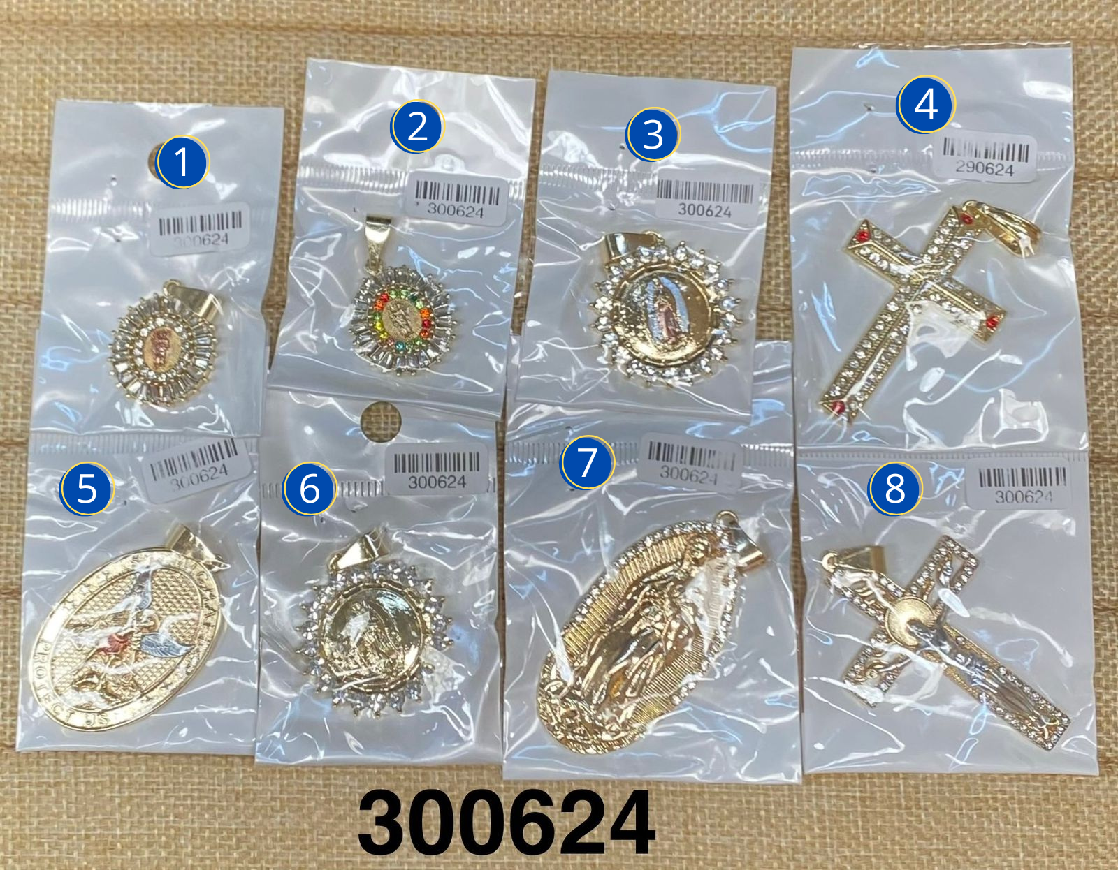 Dijes Dorados M26 Oro Laminado