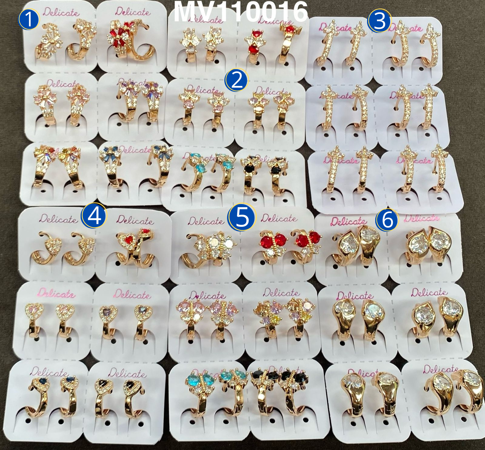 Aretes Huggies Dorados M26 Oro Laminado 11/02/26