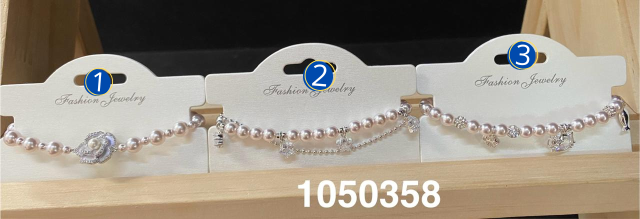 Pulseras Plateadas M9 Oro Laminado