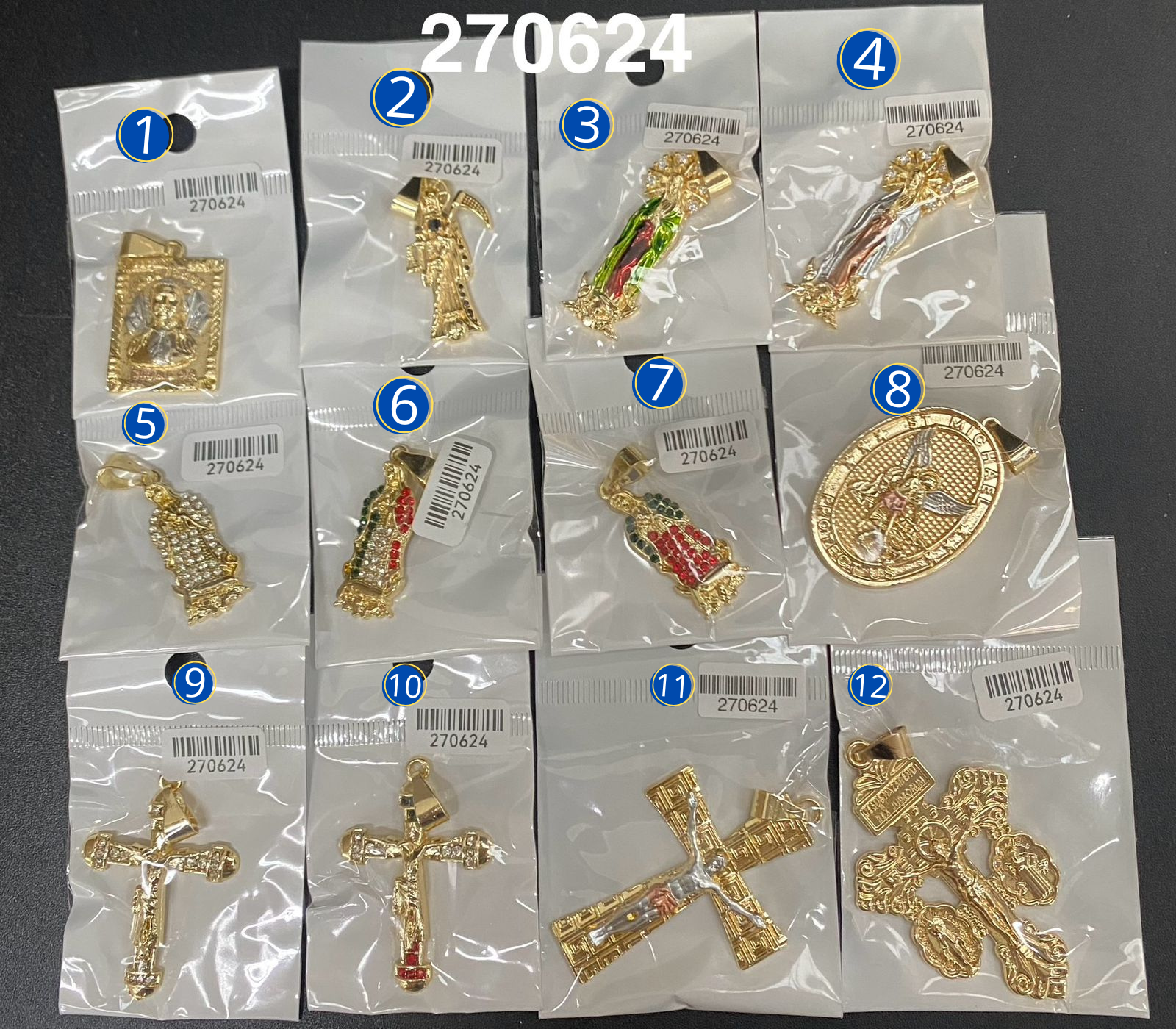 Dijes Dorados M18 Oro Laminado 04/03/26