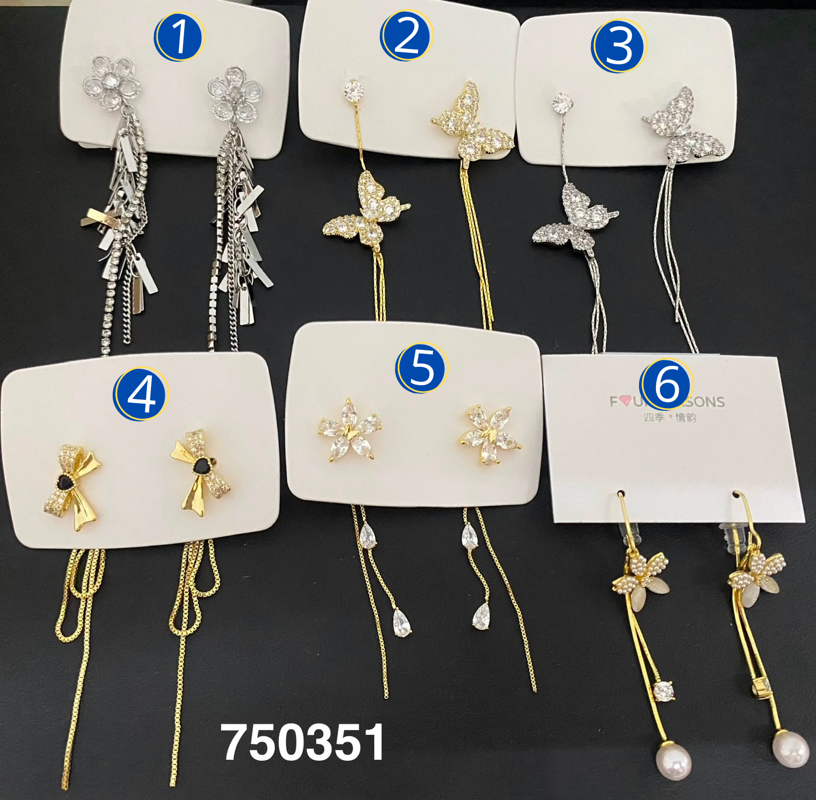 [08/JUNI/26] Aretes Dorados y Plateados M15 Oro Laminado
