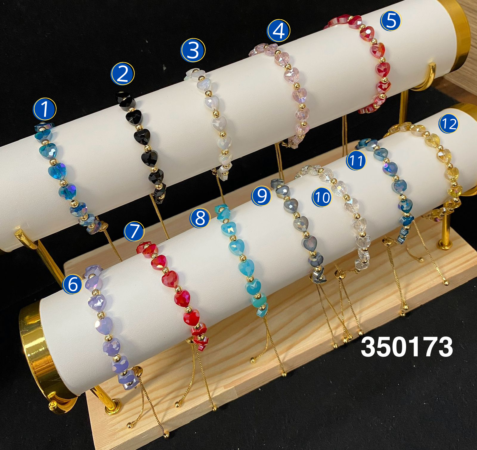 Pulseras Doradas de Corazón M5 Oro Laminado 03/03/26