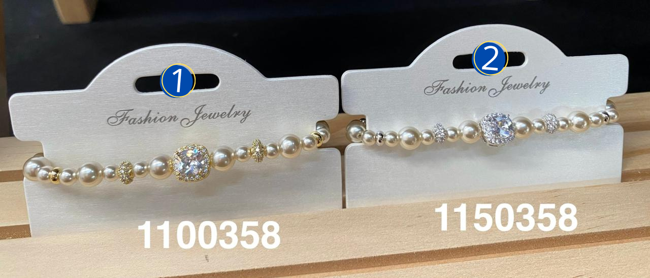 Pulseras Doradas M6 Oro Laminado