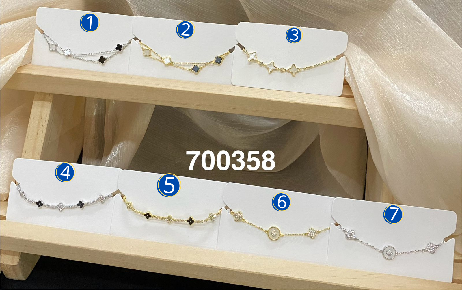 Pulseras Doradas y Plateadas M8 Oro Laminado 03/03/26