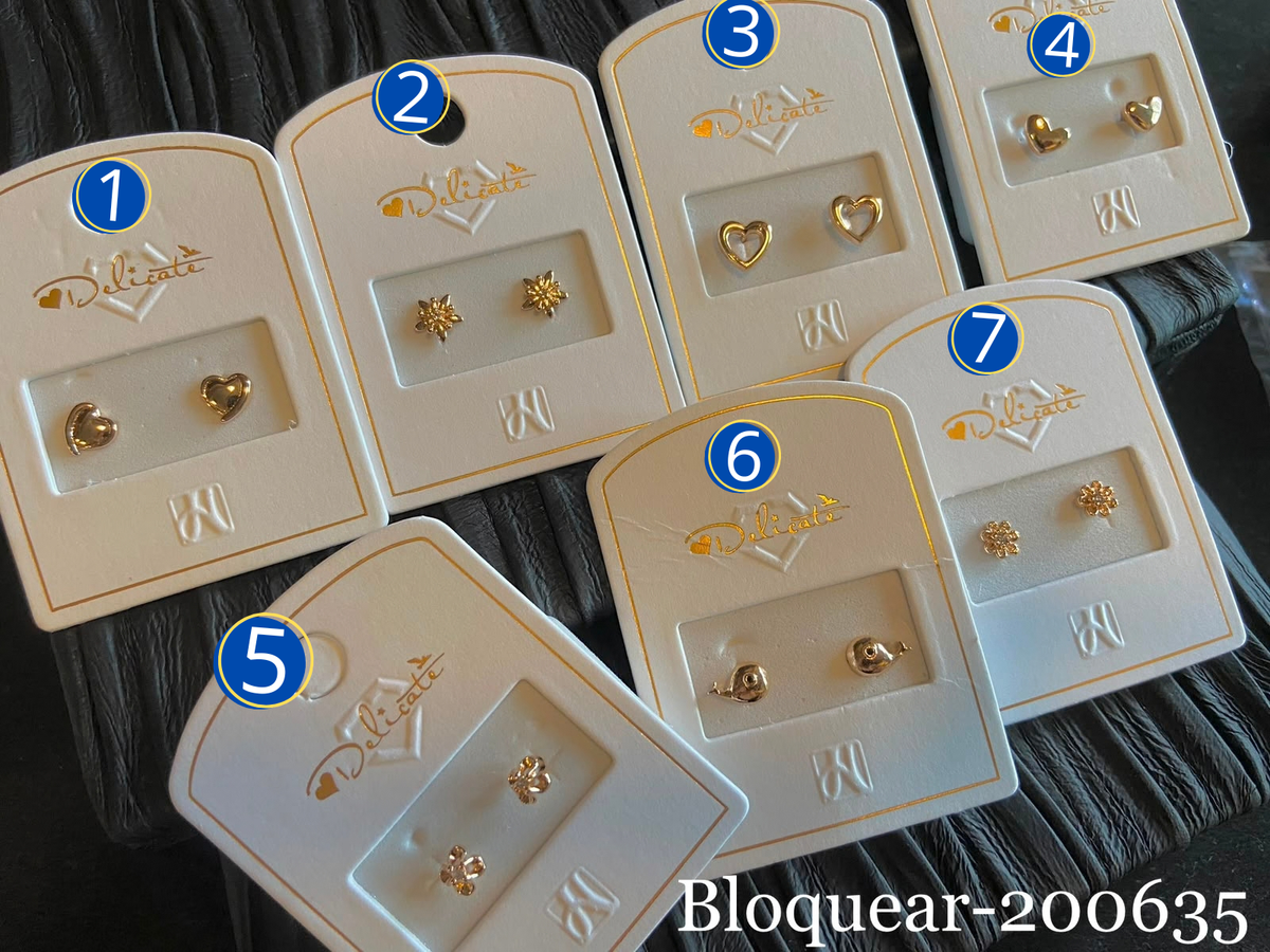 [26/SEPTIEMBRE/26] Broqueles Dorados M1 Oro Laminado