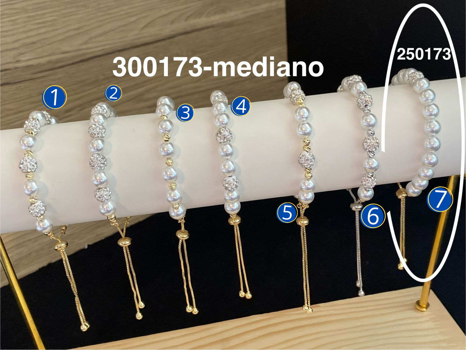 Pulseras Doradas M5 Oro Laminado