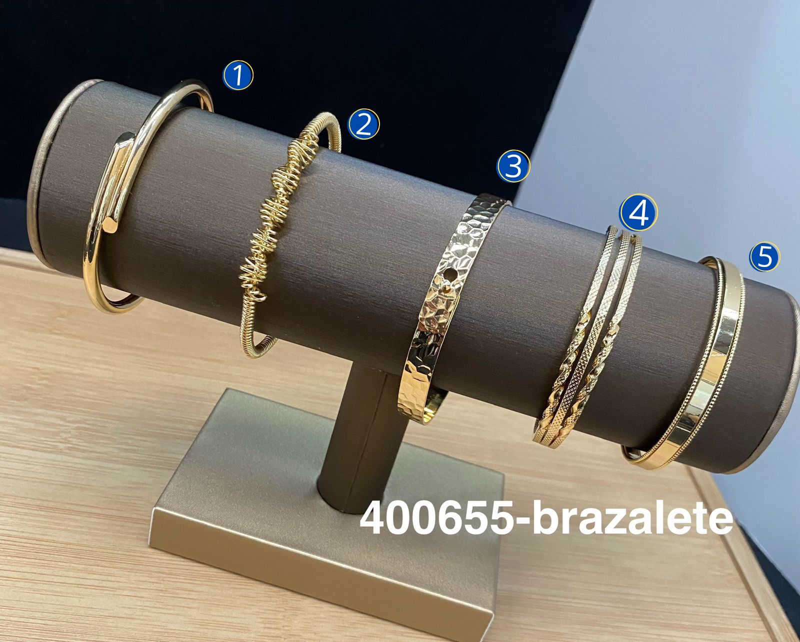 [08/JUNI/26] Brazalete Dorado M1 Oro Laminado