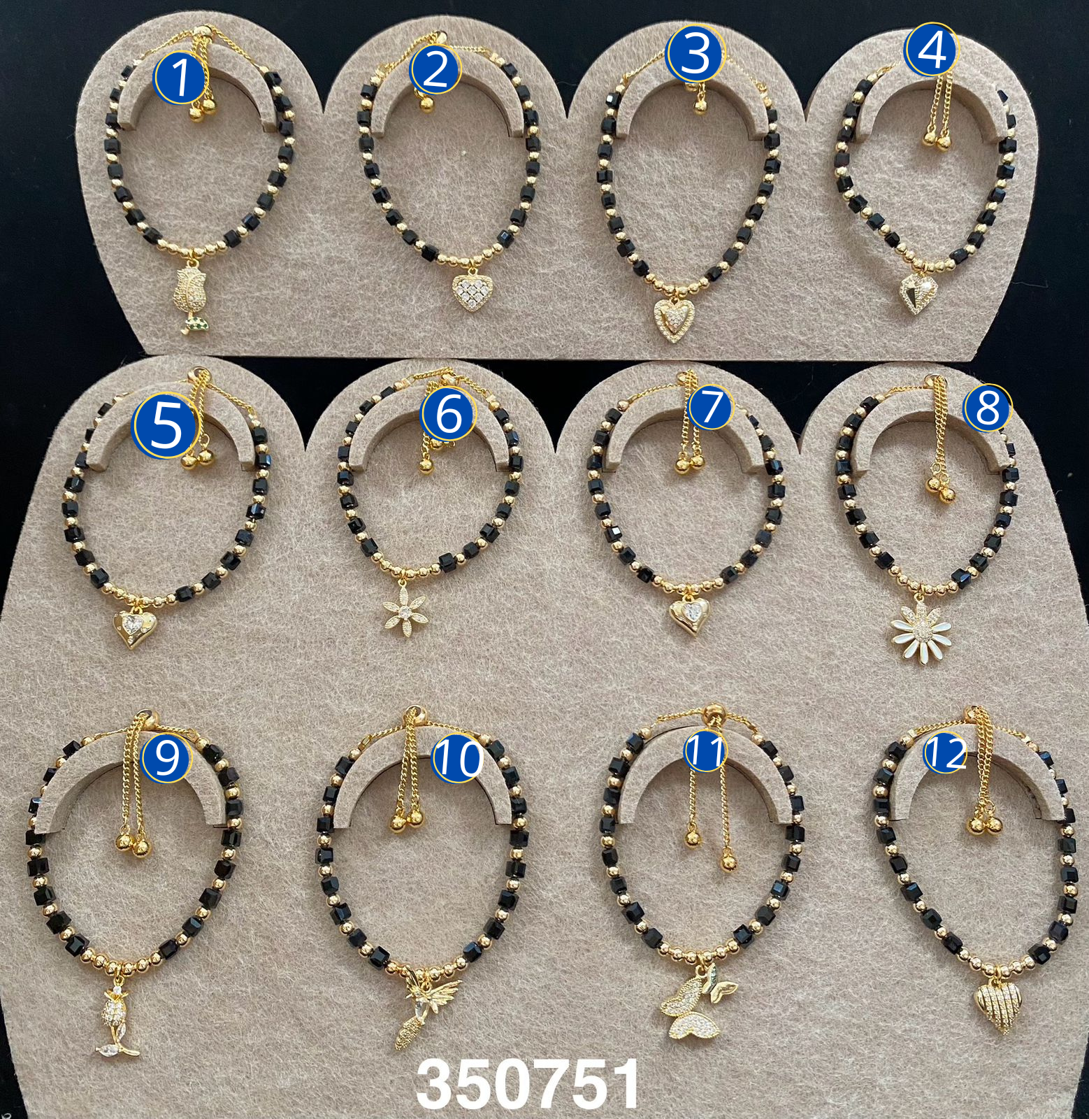 Pulsera Dorada M1 Oro Laminado