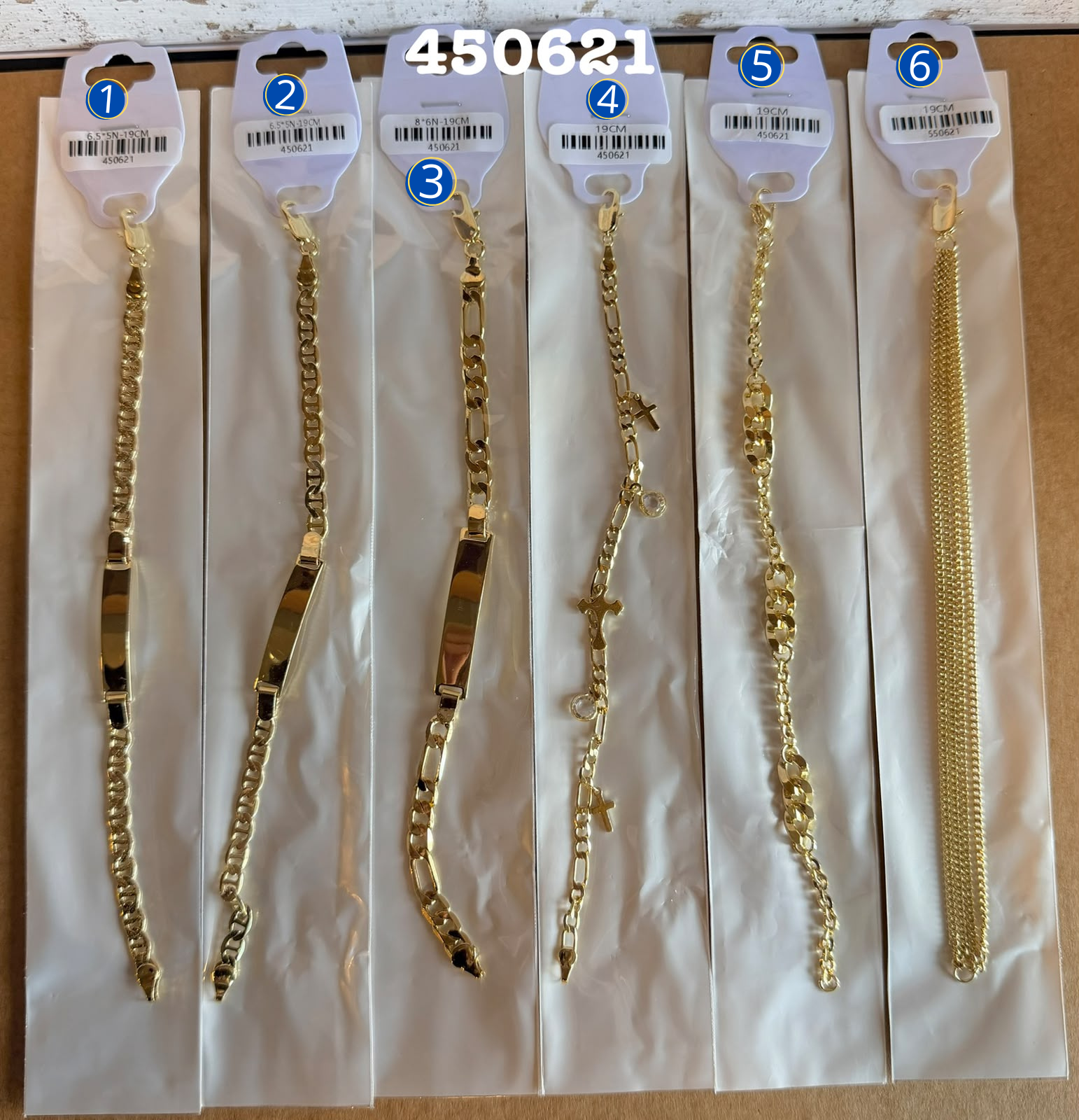 [01/AGOSTO/26] Pulseras Dorados M26 Oro Laminado