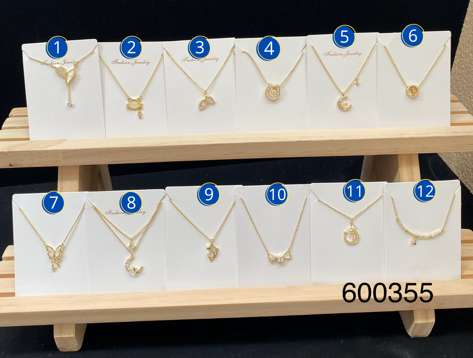 Cadena de ansheli M14 oro laminado