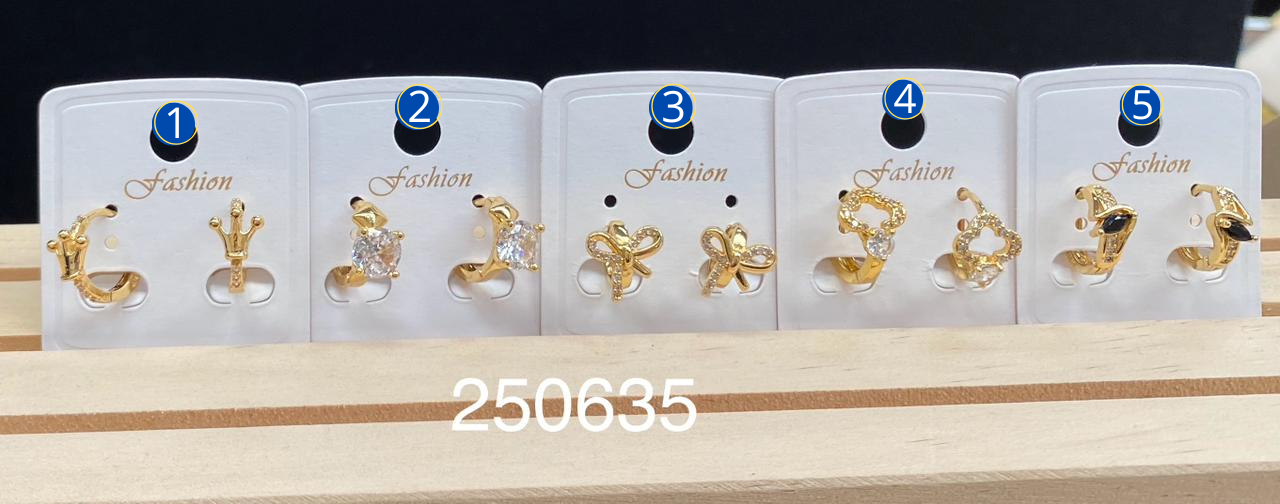 Aretes Huggies Dorados M37 Oro Laminado 11/02/26