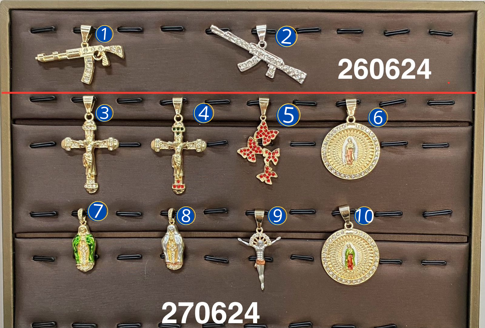 Dije Dorado M12 Oro Laminado