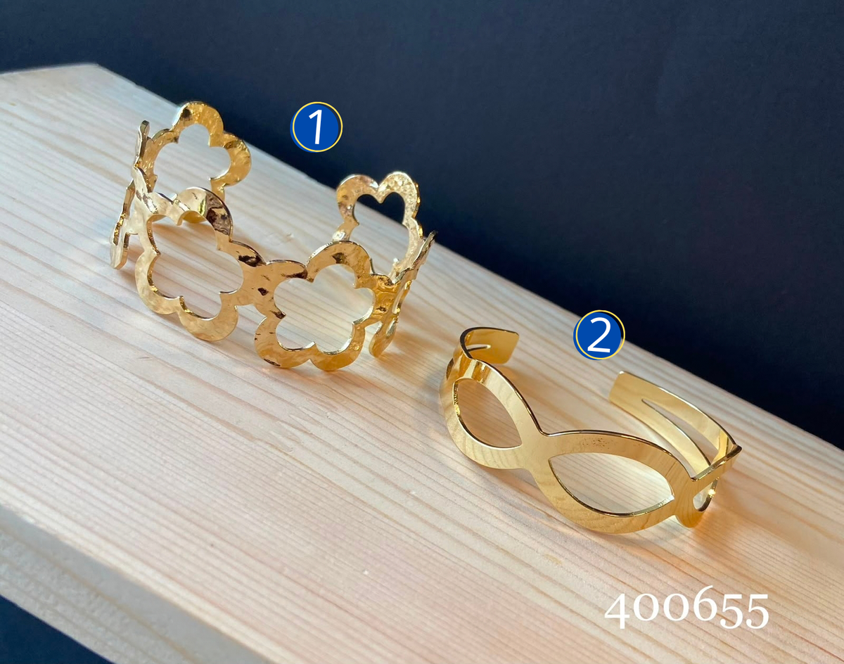 [12/SEPTIEMBRE/26] Brazalete Dorado M2 Oro Laminado