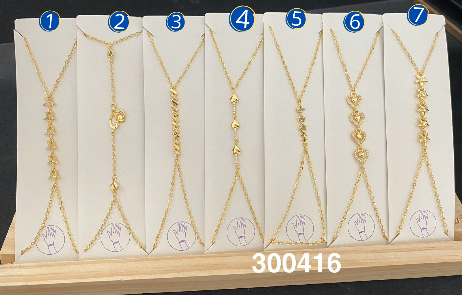 Pulseras Doradas M2 Oro Laminado