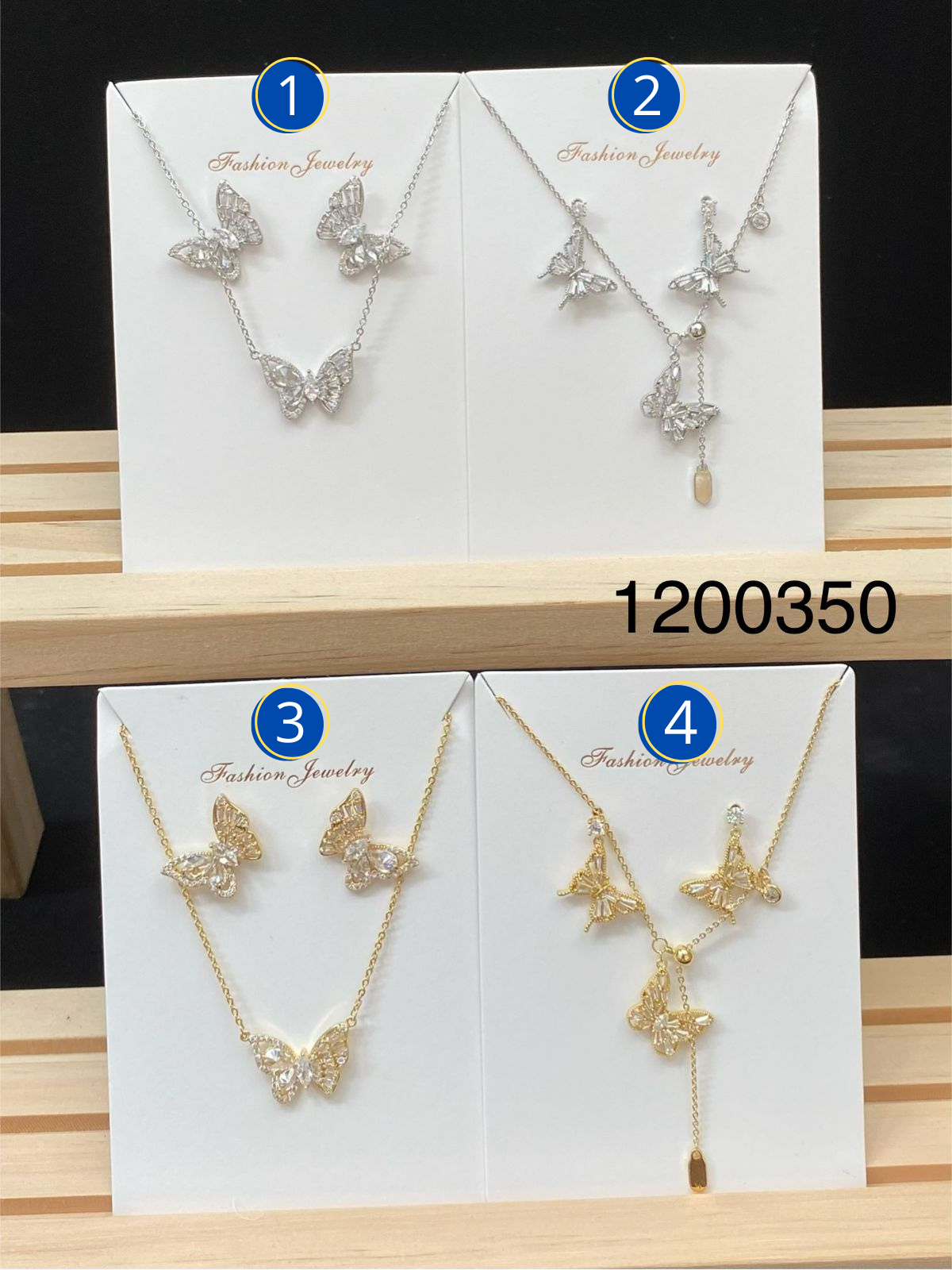 Cadena y juego de ansheli M9 oro laminado