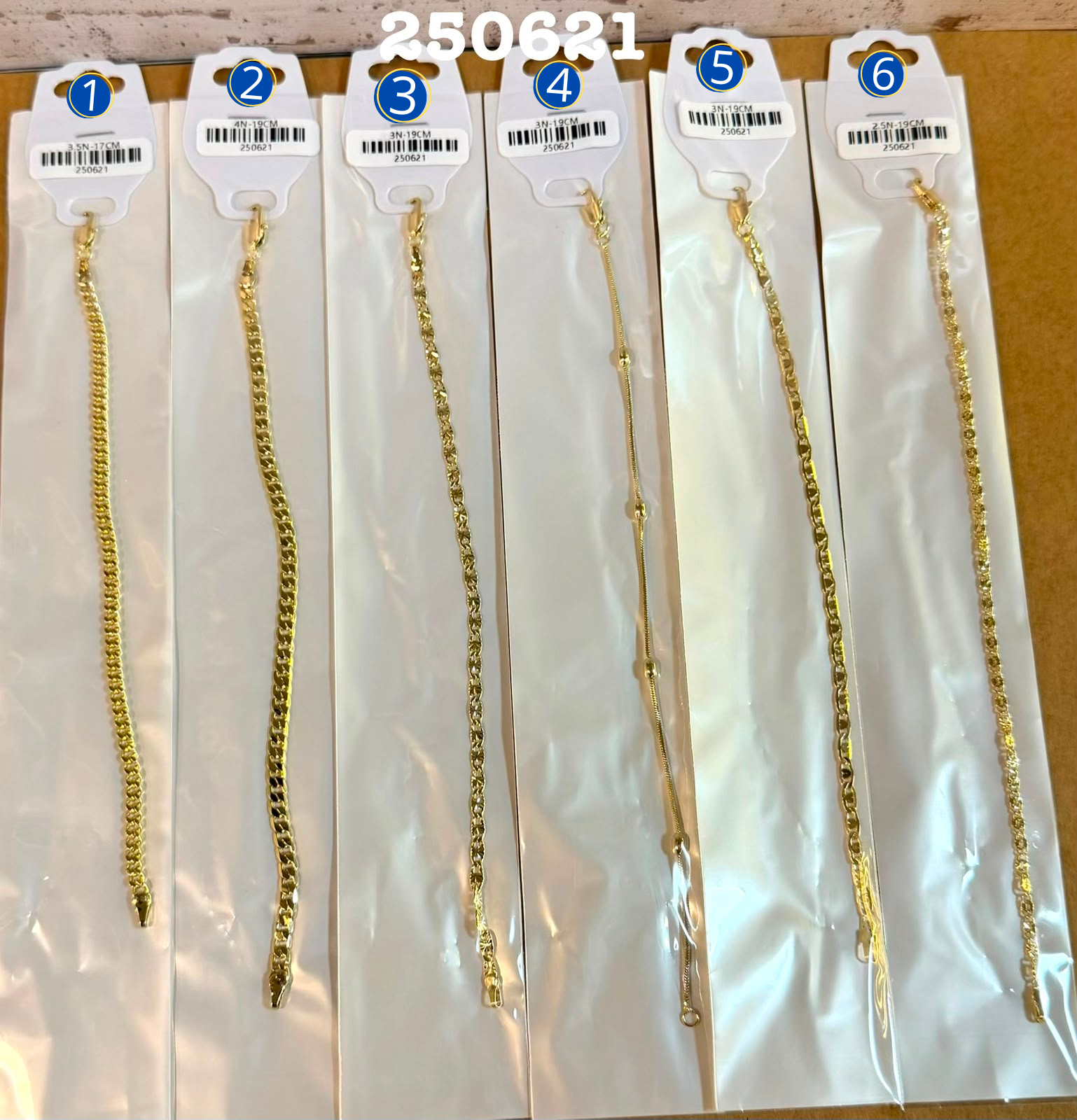 [01/AGOSTO/26] Pulseras Doradas M9 Oro Laminado