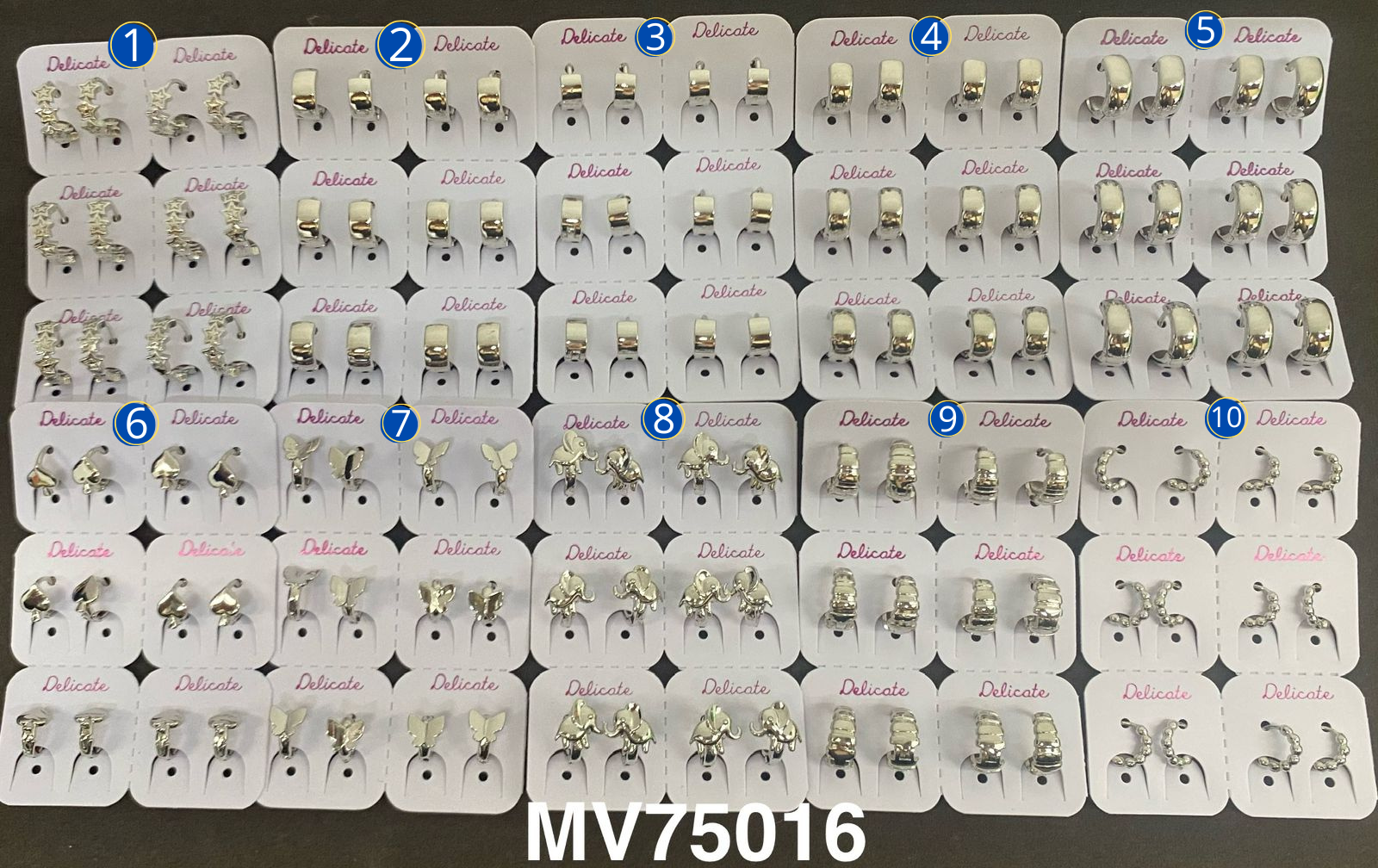 Arete Huggies Plateados M3 Oro Laminado 11/02/26