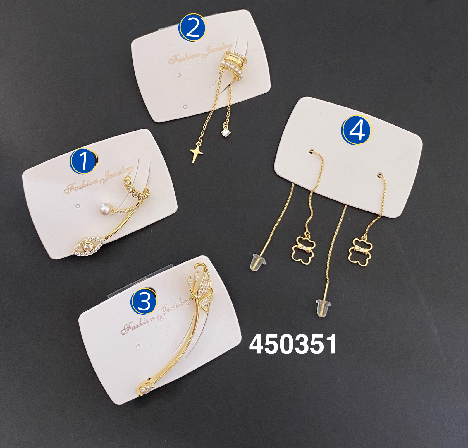[08/JUNI/26] Aretes Dorados y Plateados M30 Oro Laminado