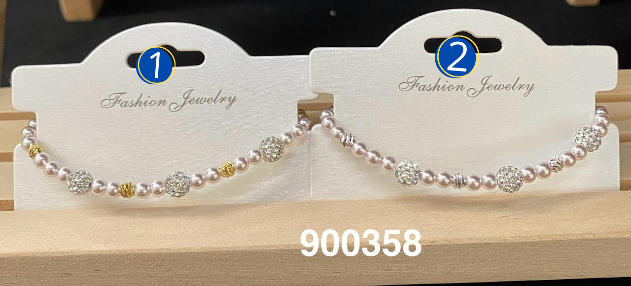 Pulseras Plateadas M1 Oro Laminado