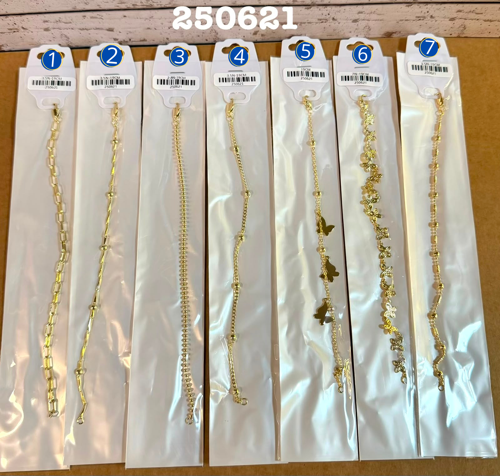 [01/AGOSTO/26] Pulseras Doradas M6 Oro Laminado