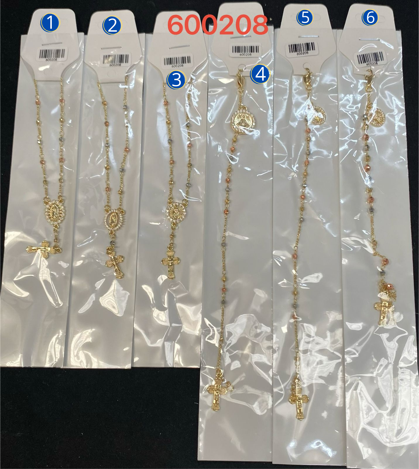 Rosario Dorado M3 Oro Laminado