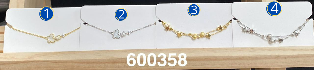 Pulseras Dorado con Dijes M5 Oro Laminado