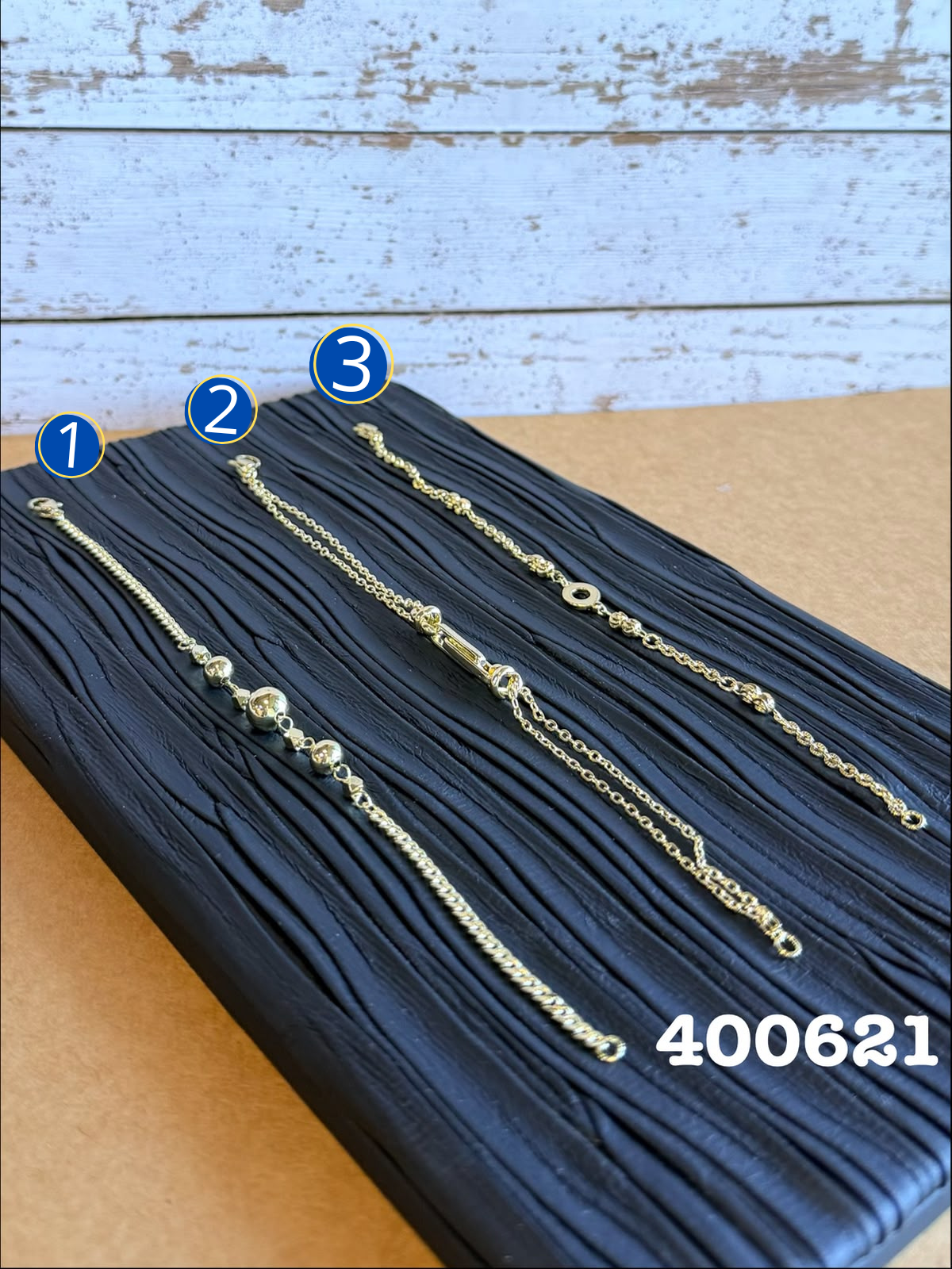 [01/AGOSTO/26] Pulseras Doradas Mv M6 Oro Laminado