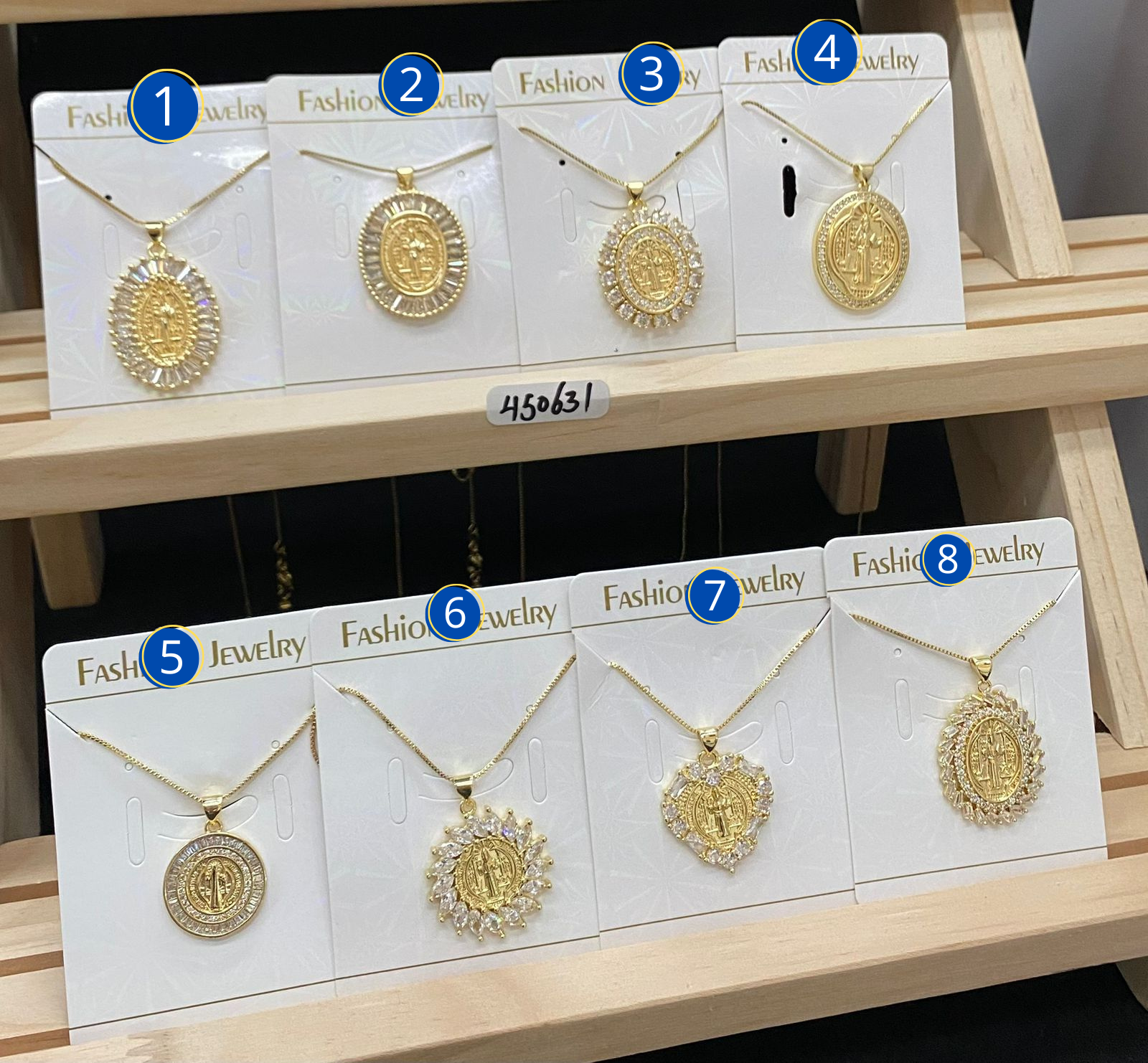 COLLARES RELIGISOS DORADOS M5 - Oro Laminado