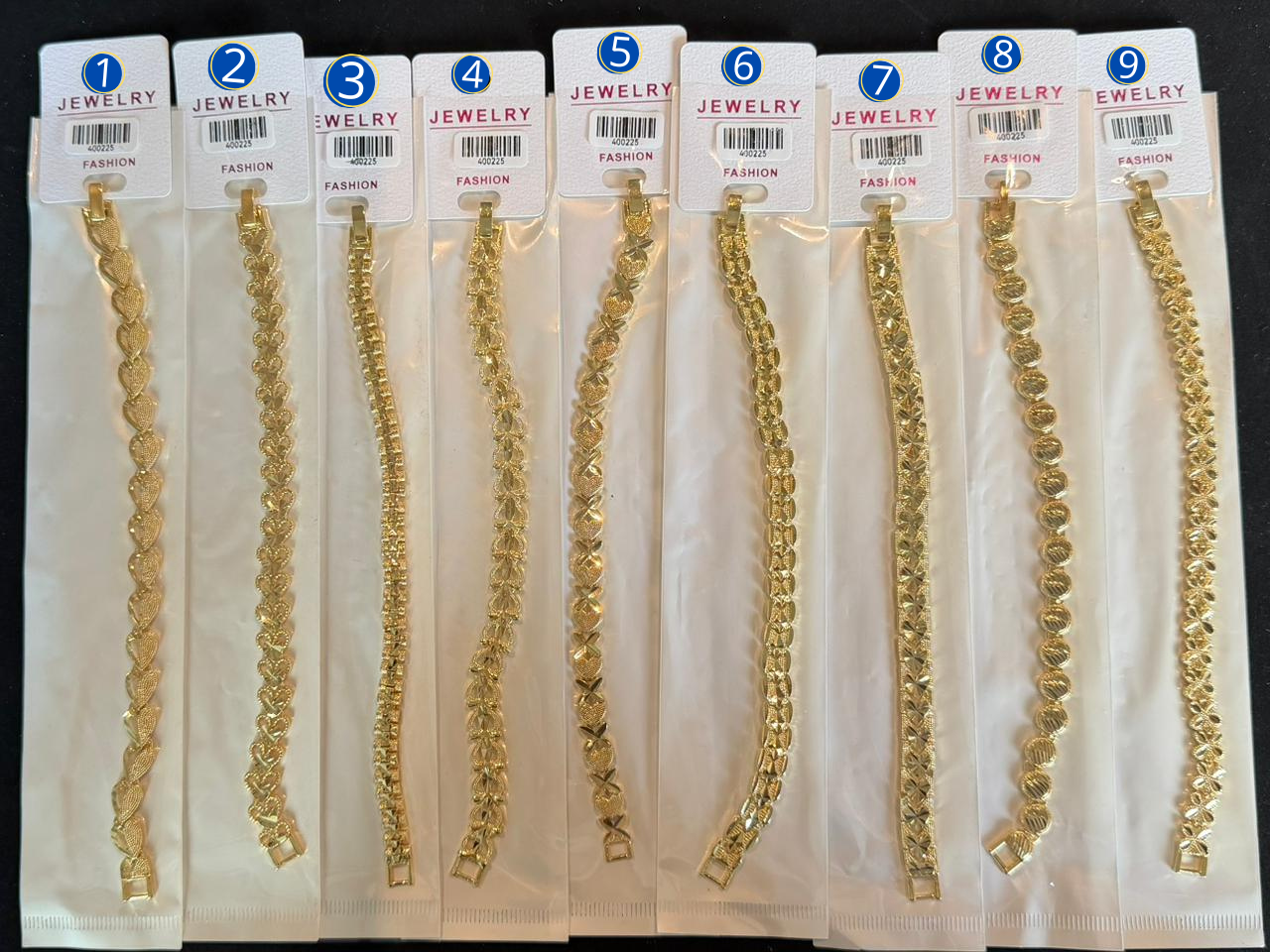 Pulsera Dorada M6 Oro Laminado