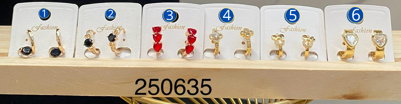 Aretes Dorados M10 Oro Laminado 02/03/26