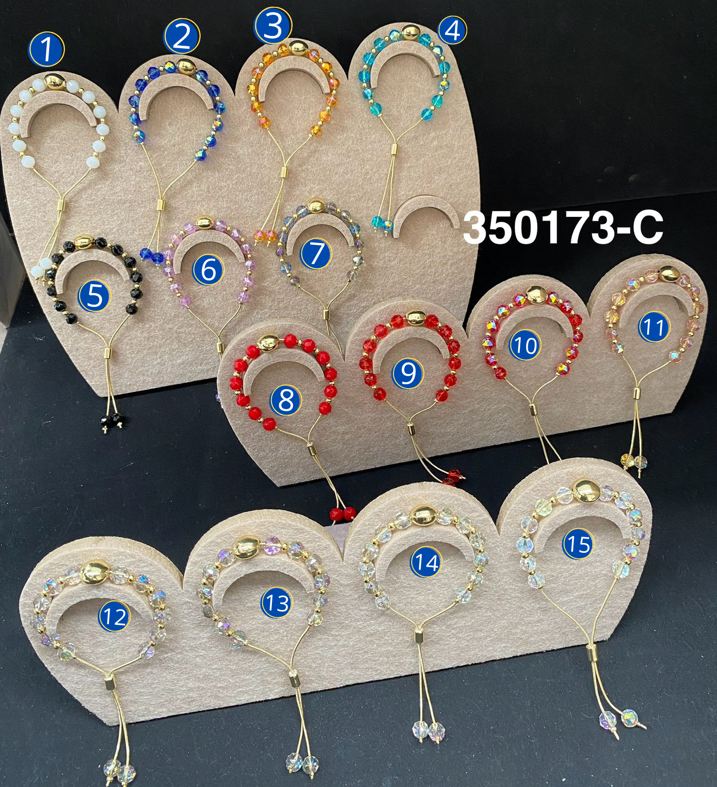 Pulseras Doradas con Cuentas M19 Oro Laminado 03/03/26